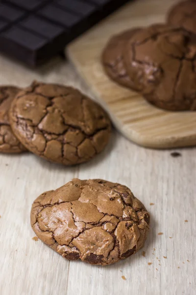 Forró kakaót cookie-k — Stock Fotó