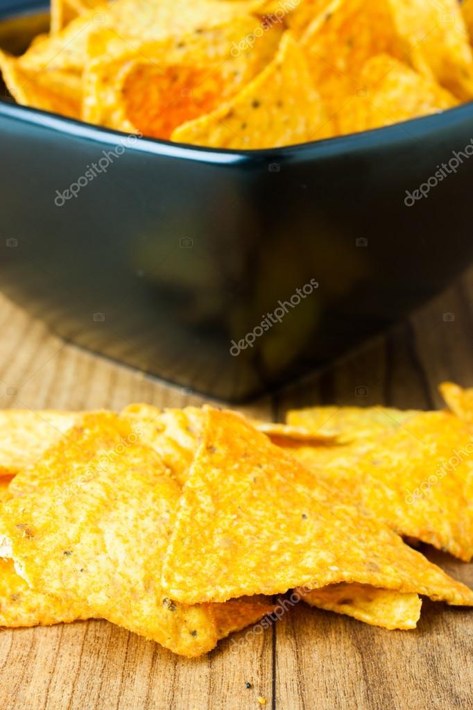 Nacho Cheese Tortilla Chips Stock Photo by ©SouthernLightStudios 66004875