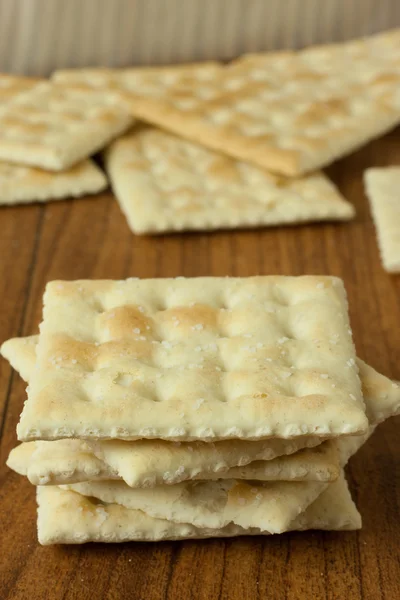Saltine Crackers — Stock Photo, Image