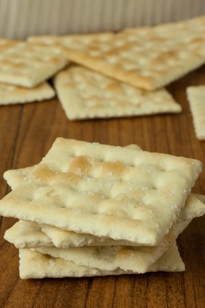 Saltine Crackers — Stock Photo, Image