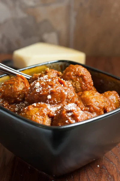 Meatballs in a bowl — Stock Photo, Image