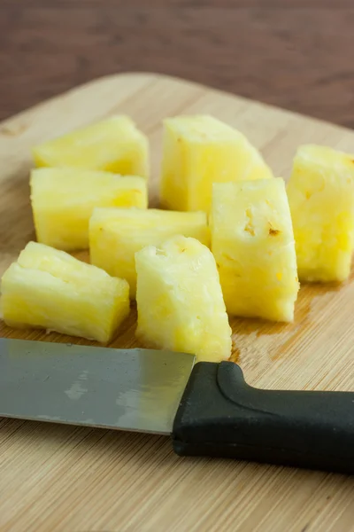 Fresh Pineapple Chunks — Stock Photo, Image