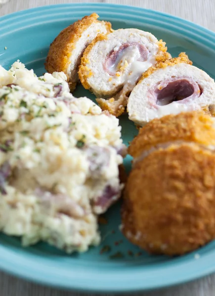 Курячі cordon bleu Стокова Картинка