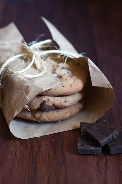 Chocolate Chunk Cookies — Stock Photo, Image