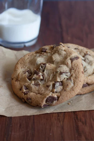 Biscuits au chocolat au morceau — Photo