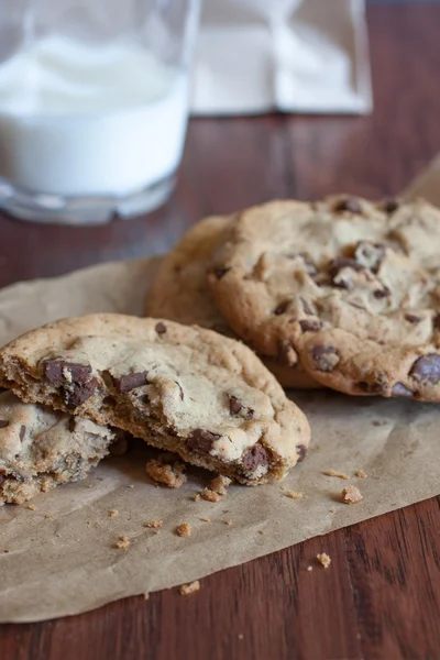 Chocolate Chunk Cookies — Stock Photo, Image