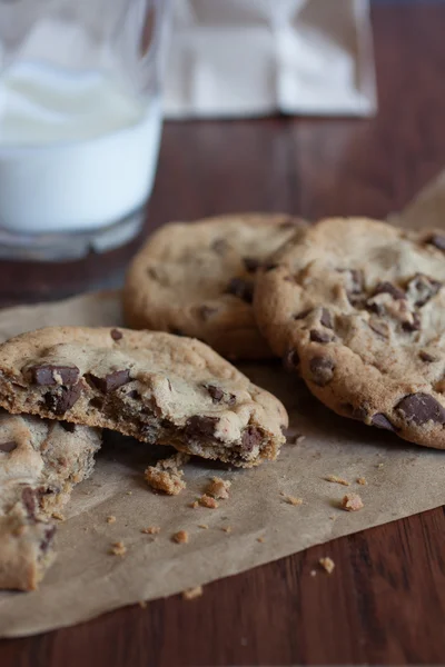 Chocolate Chunk Cookies — Stock Photo, Image