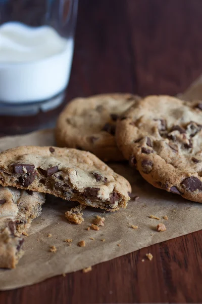 Chocolate Chunk Cookies — Stock Photo, Image