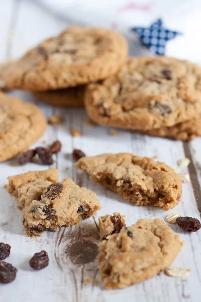 Oatmeal raisin cookies — Stockfoto