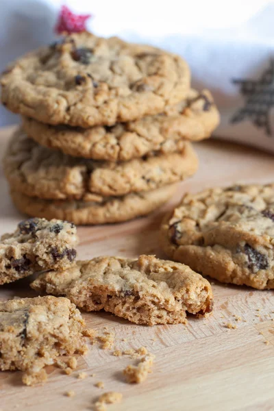 Oatmeal raisin cookies — Stockfoto