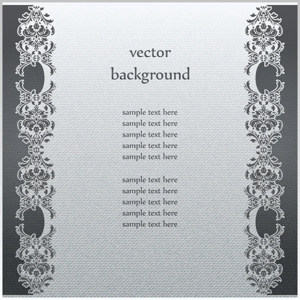 Vector vintage border frame — Stock Vector