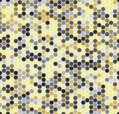 Peteğin ile Dikişsiz siyah-beyaz geometrik desen çizimi