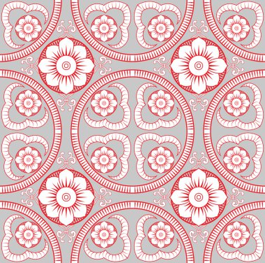 vektör sorunsuz çiçek desenli arka plan