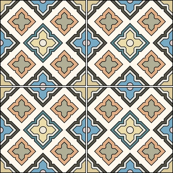 Vintage arabic seamless pattern — Stock Vector