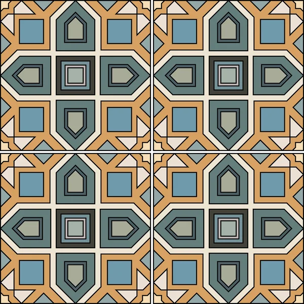 Dikişsiz desen retro Seramik Karo tasarım çiçek ile süslü