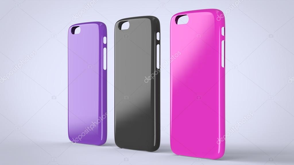 Download Glossy Plastic Cases Mock Up For Smartphone Stock Photo Image By C Ilyashulika 65463679
