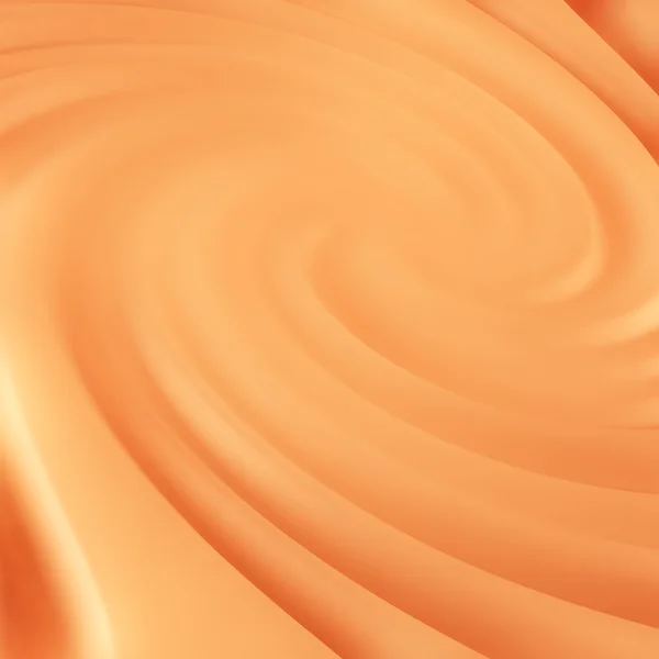 Sfondo crema di caramello morbido. vortice a spirale — Foto Stock