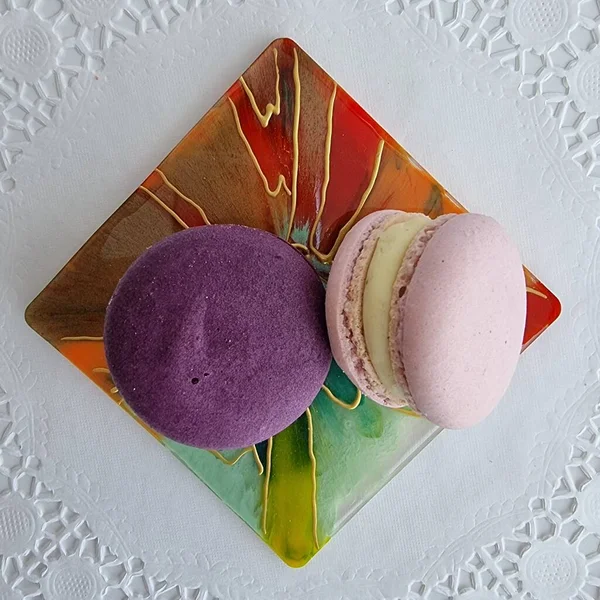 yakın plan için tatlı badem kurabiyeleri