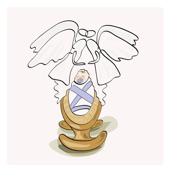 Bebek beşik ve melekler