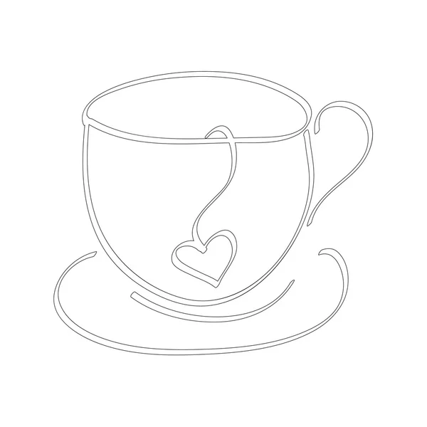 Kahverengi deseni ile Kupası