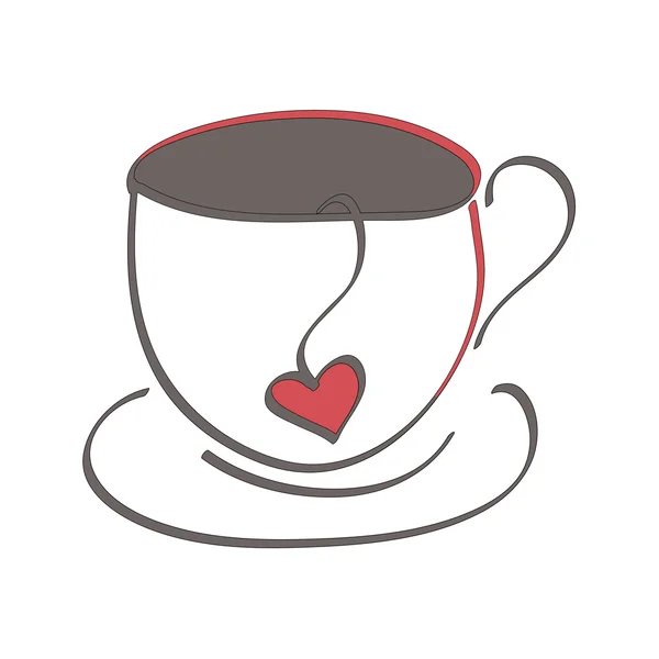 Kahverengi deseni 1 fincan