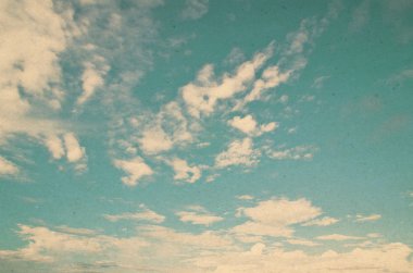 Vintage gökyüzü