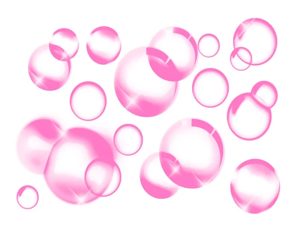 Fond de bulle de savon transparent — Photo