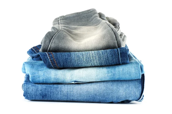 Bunt med jeans — Stockfoto