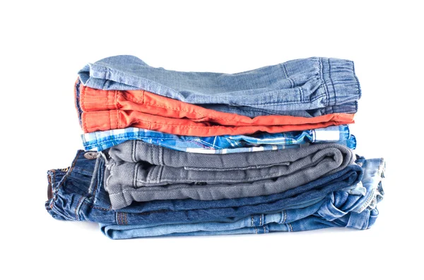 Bunt med jeans — Stockfoto