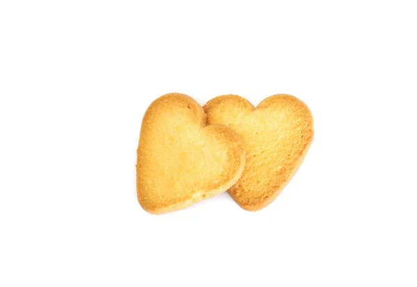 Galletas en forma de corazones — Foto de Stock