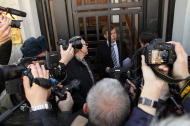 #Kharkiv'deki Rus konsolosluğunun önünde Freesavchenko mitingi. Ukrayna. 9 Mart 2016.