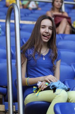 Futbol maçı sırasında hayranları duygular.