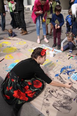 Kharkiv, Ukrayna - 17 Nisan 2016. Festivali 