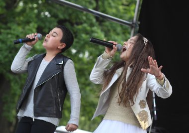 Kharkiv, Ukrayna - 15 Mayıs 2016: Aileler günü.