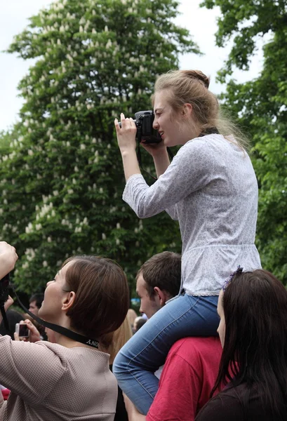 Charkov, Ukrajina - 15 května 2016: Mezinárodní den rodiny — Stock fotografie