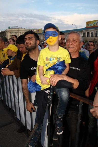 Fanzone de la UEFA Euro 2016 en Kharkiv — Foto de Stock