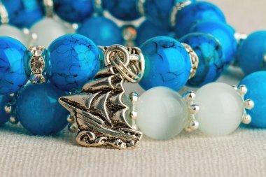 Boncuk takı. Stok görüntü.