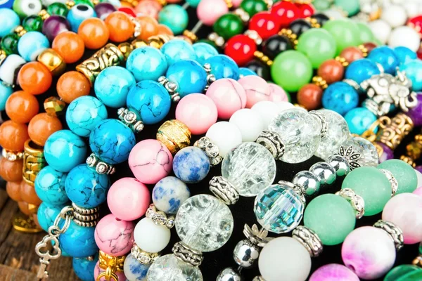 Shiny beads jewelery. — Stock Photo, Image