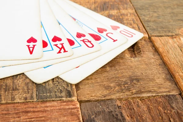 Cartas de poker. Imagem de stock . — Fotografia de Stock