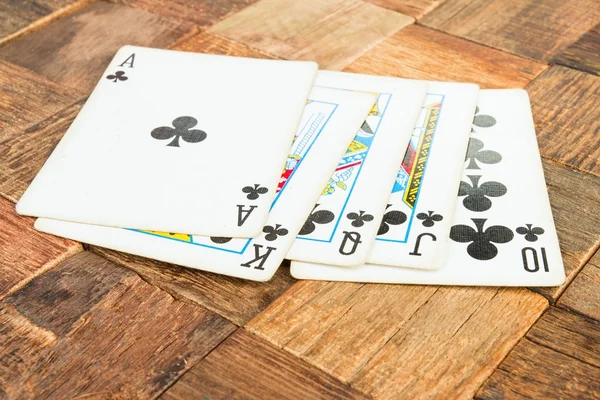 Cartas de poker. Imagem de stock . — Fotografia de Stock