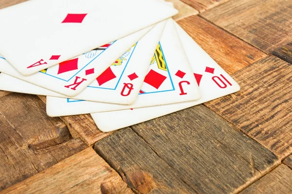 Cartas de poker. Imagem de stock . — Fotografia de Stock