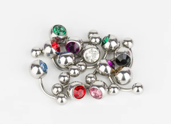 Smycken för piercing. — Stockfoto