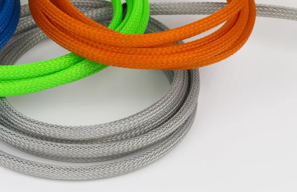 Colored cables. Royalty Free Stock Images