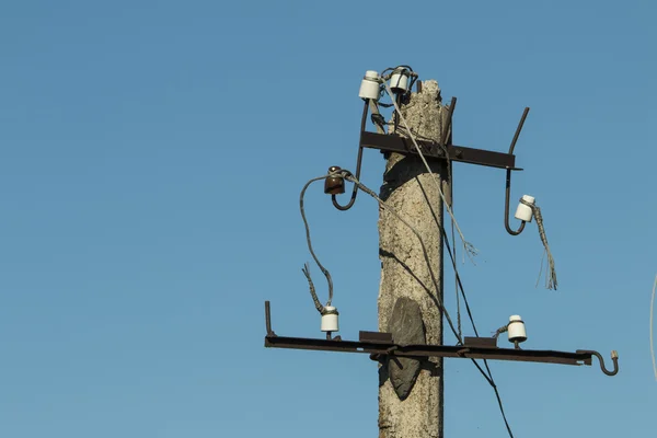 電気電力線. — ストック写真