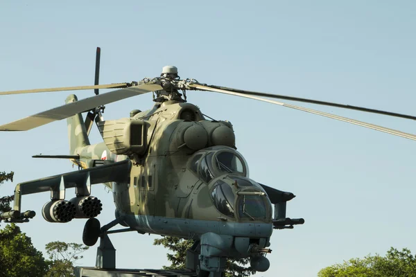 Rus zırhlı helikopter detay. — Stok fotoğraf