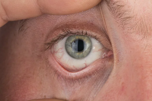 Людське око . — стокове фото