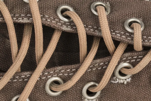 Plátno boty Detail — Stock fotografie