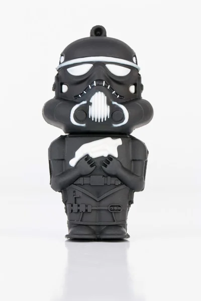 Stormtrooper mini figura de borracha do Star Wars . — Fotografia de Stock