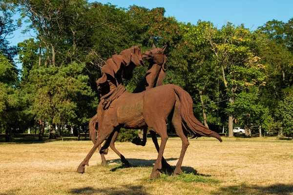 Horse monument — Stock Photo, Image
