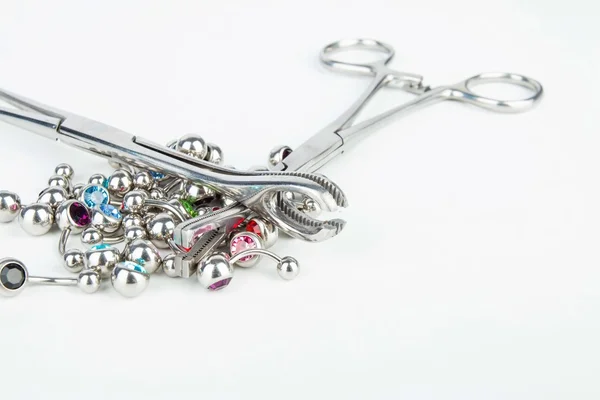 Sieraden voor piercing. — Stockfoto